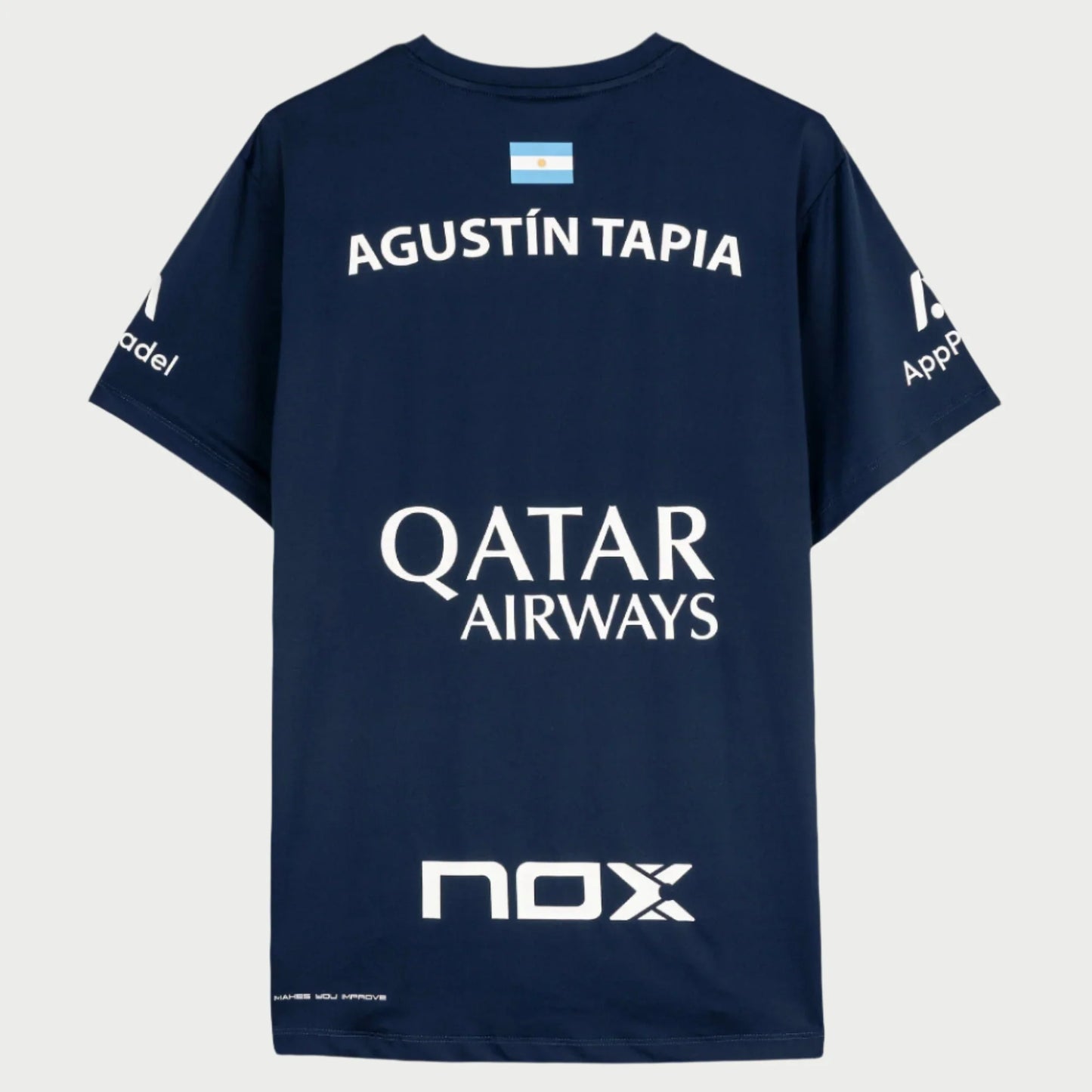 Agustin Tapia Sponsors AT10 Navy Blue T-Shirt